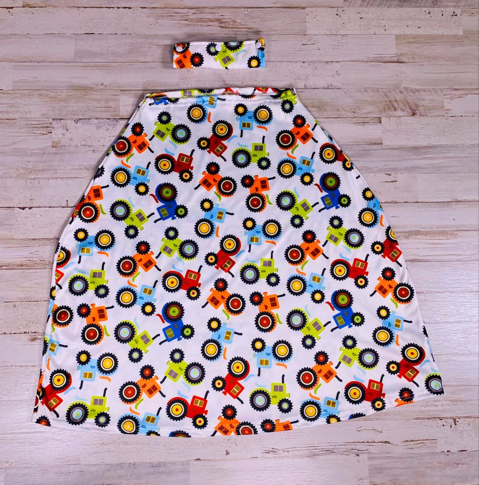Boys Tractor Car Seat Cover - Sassy Little Sunflower