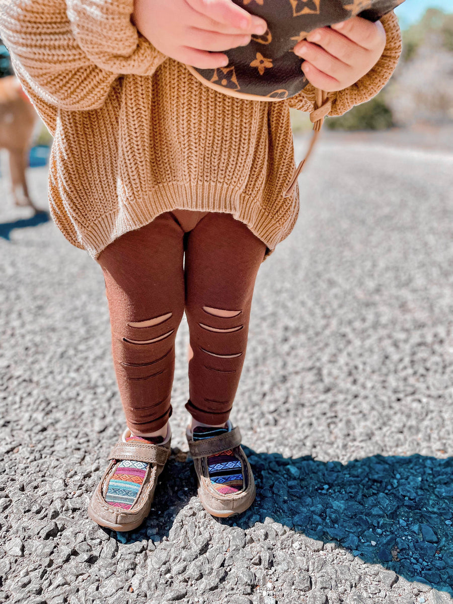 Black Ripped Leggings – Sassy Little Sunflower