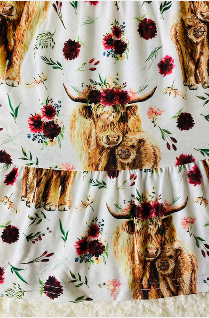 Highland Cow Dress