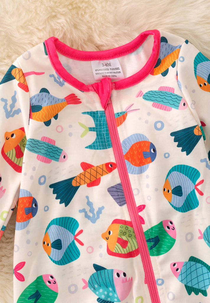 Here Fishy Fishy Romper