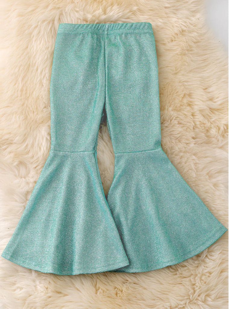 Mint Shimmer Bell Bottom