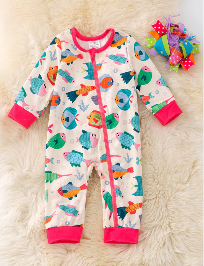 Here Fishy Fishy Romper