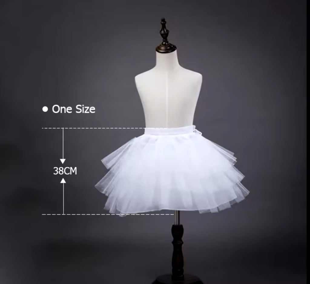 White Ruffle Petticoat