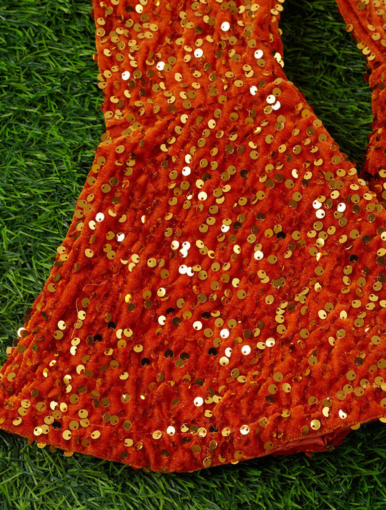 TANGERINE QUEEN SEQUIN BELL