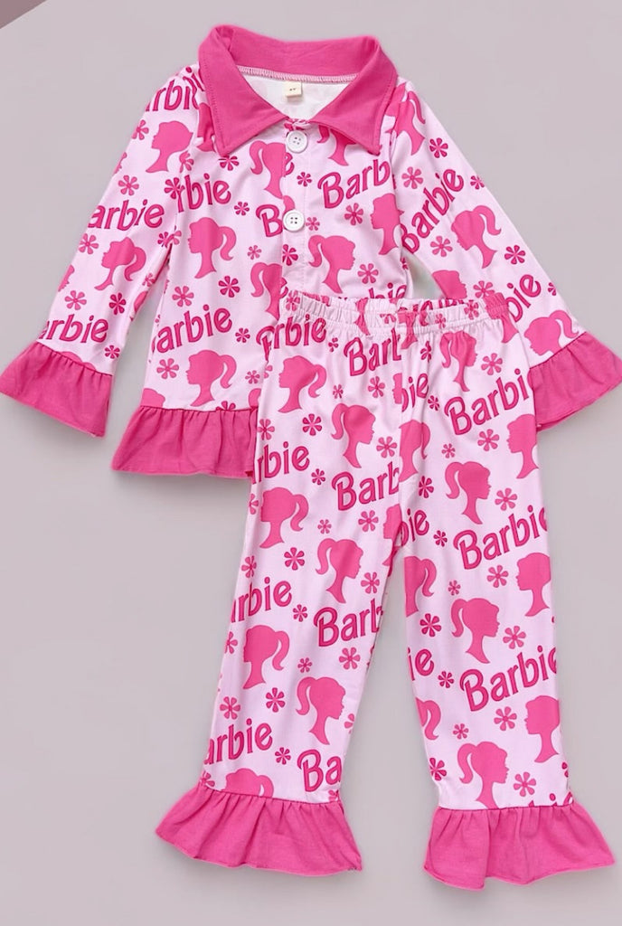 Pink character pajamas