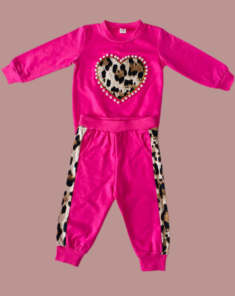 Leopard Heart Set