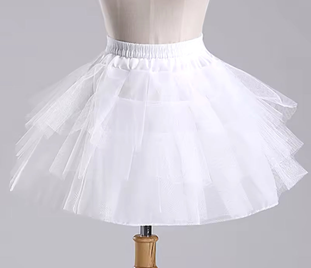 White Ruffle Petticoat