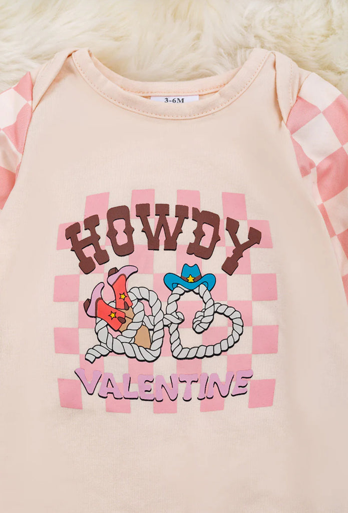 Howdy Valentine Romper