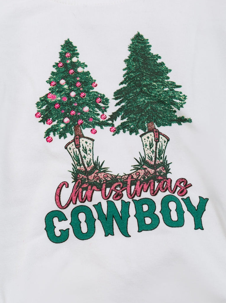 Christmas Cowboy Romper